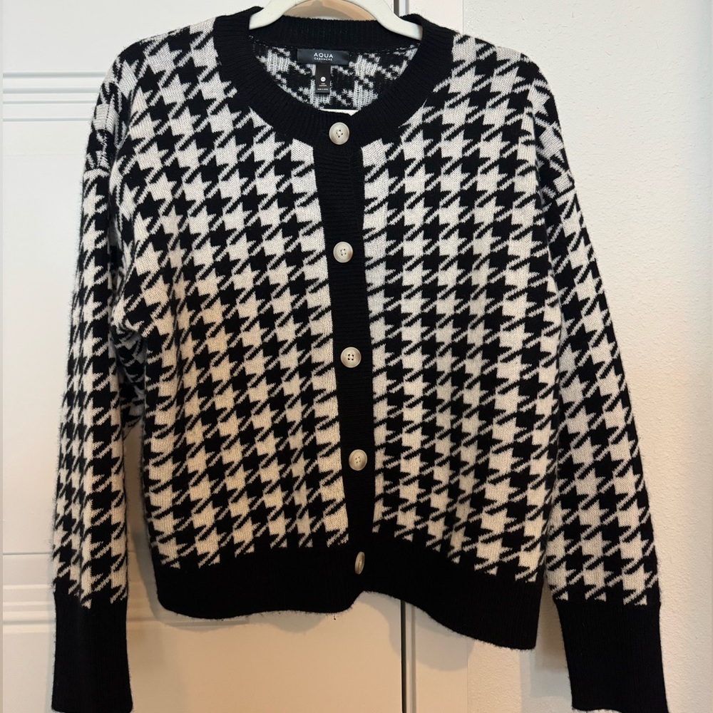 AQUA Cashmere Cardigan | XS